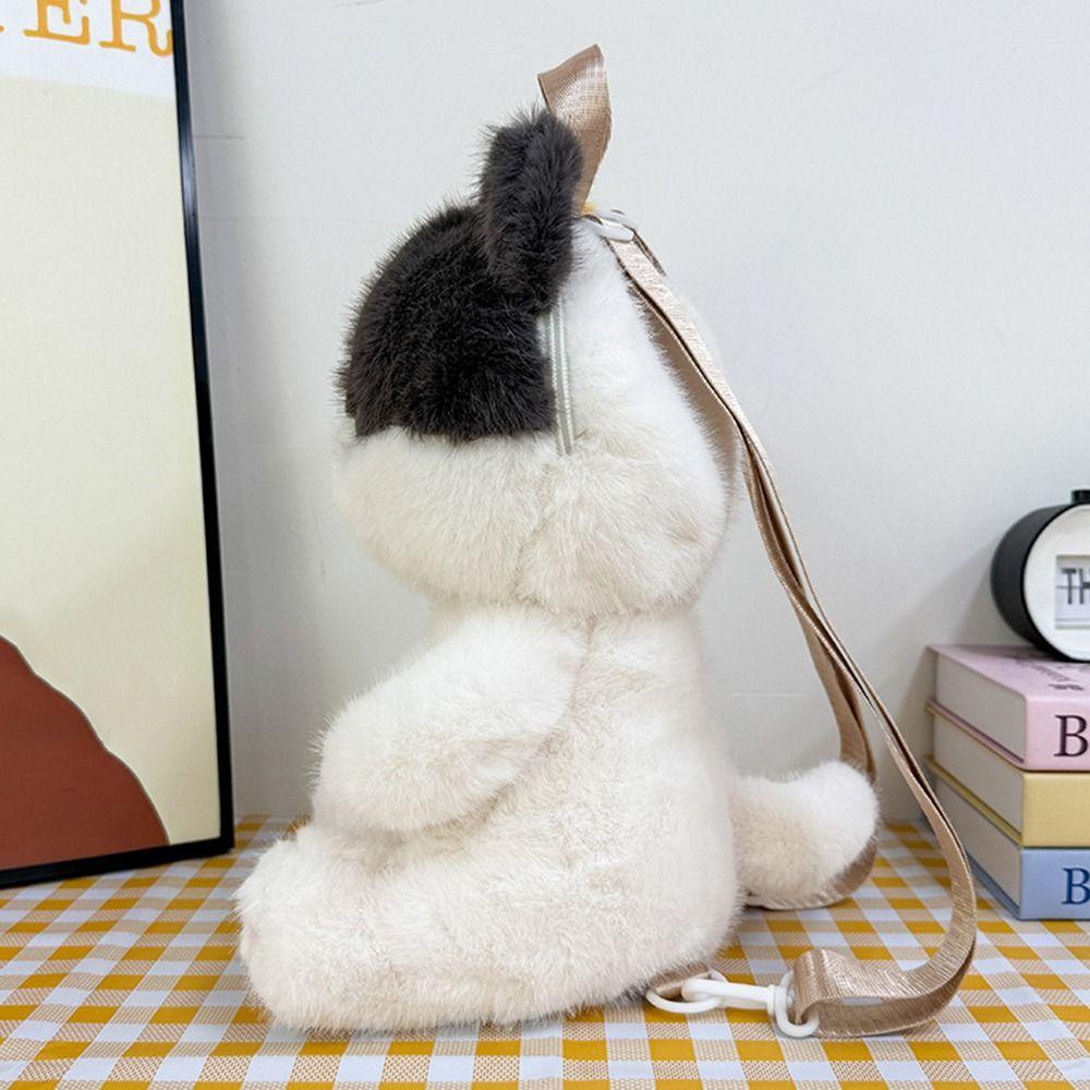 Big Eyes Stuffed Animal Backpack Soft Kitten Plush Doll New Cat Plush Backpack  for Children