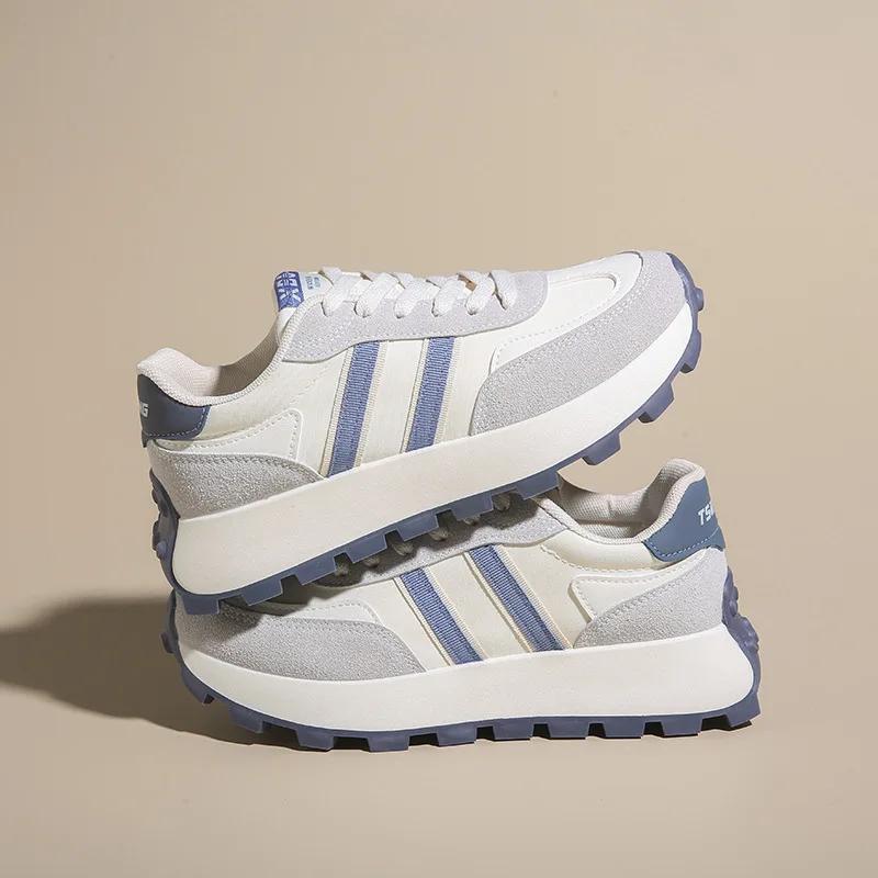 Women Shoes Thick Bottom Sneakers for Women Leather Vulcanise Shoe Breathable Casual Shoe Tenis Mujer Forrest Gump Shoes