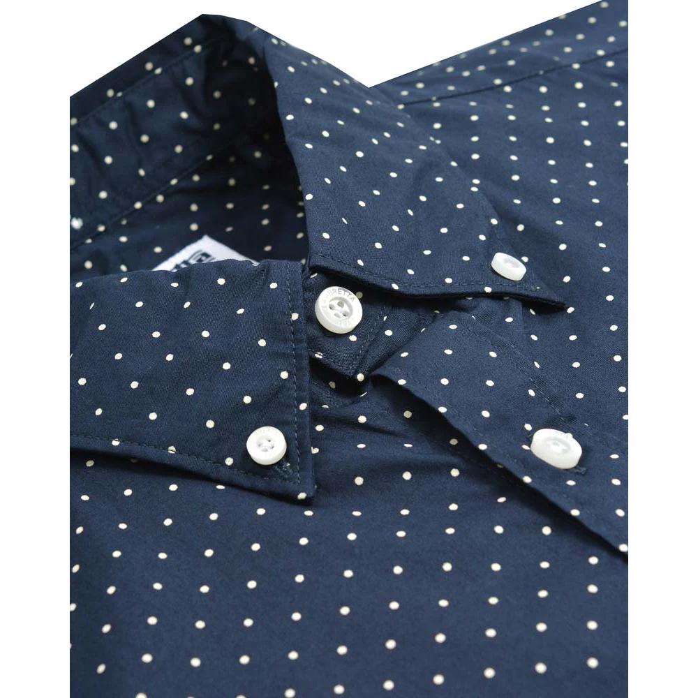 Lambretta Mens Pin Dot Long-Sleeved Shirt
