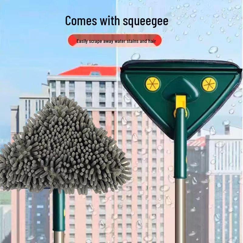 Triangle Ceiling and Wall Duster with Soft Bristles