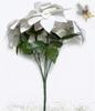 Christmas Star White Artificial Poinsettia Christmas Bouquet 45