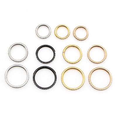 1ks chirurgická oceľ CZ Gem ušná obruč Tragus Helix Náušnica Chrupavka Septum Ring Clicker Krúžok do nosa Piercing do tela Šperky