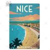 TravelVintageSign  Travel Tin Sign Plaque - Vintage Metal Plate Wall Art, Home Living Room/Beach House Iron Painting
