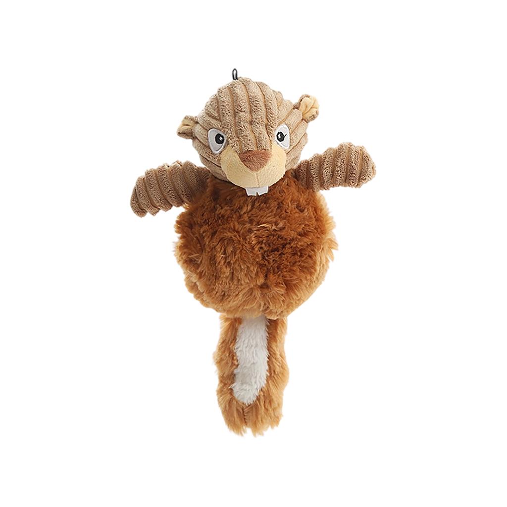 Soft Animal Plush Dog Chew Toy With Squeaker, Interactive Animal Design For Training And Entertainment