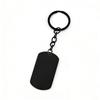 Stainless Steel Dog Tag Keychain - Blank Metal with UV Laser Printing