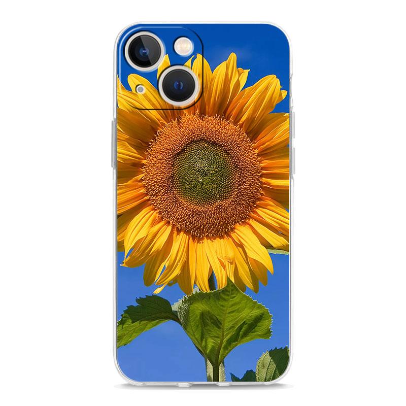 Phone Case For iPhone 17 Cases iPhone Air 16 15 12 13 14 Pro Max 7 8 Plus 16Pro iPhone11 Cover Pretty Sunflower Flower