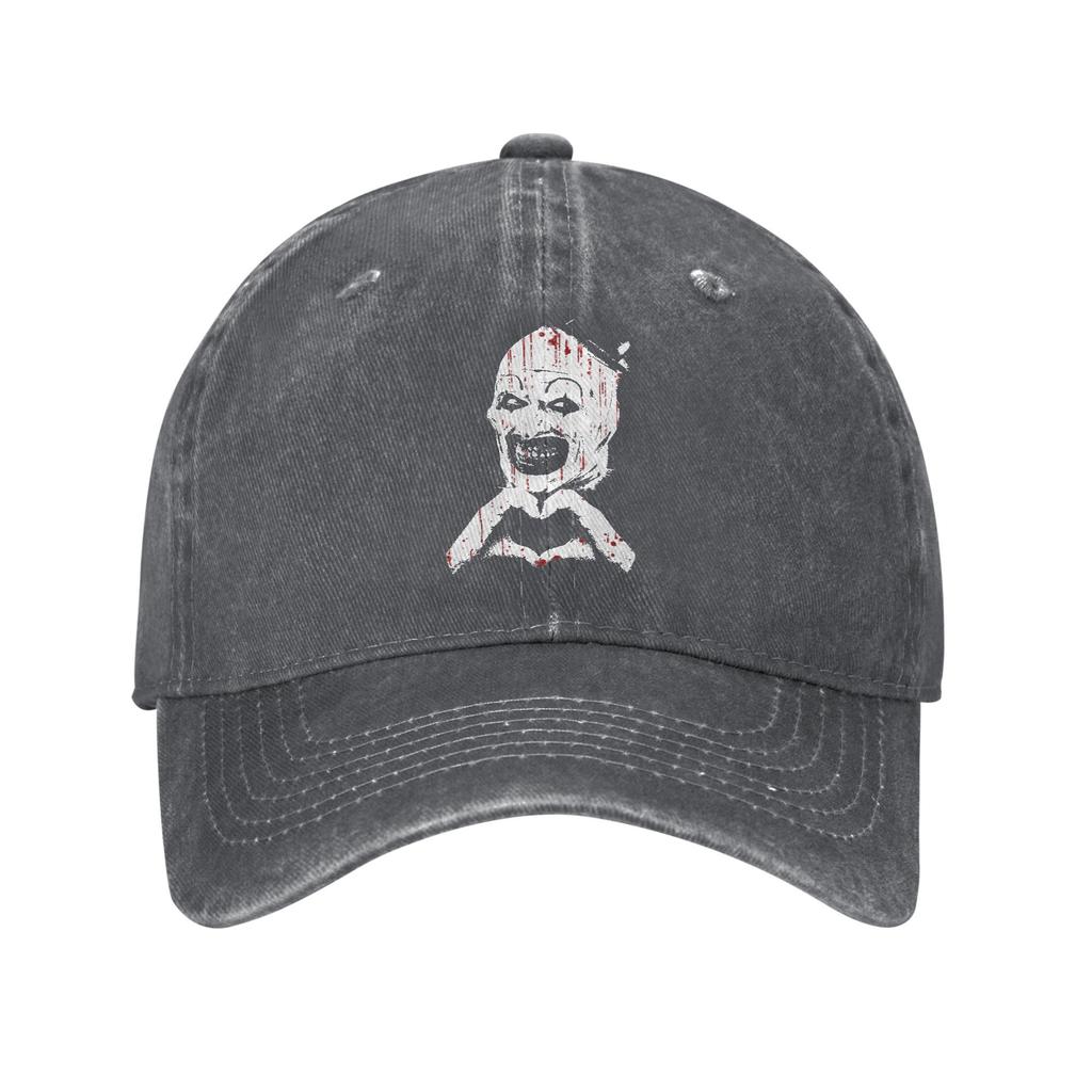 Art The Clown Terrifier Vintage Baseball Caps Retro Distressed Cotton  Headwear Unisex Style Outdoor Summer Soft Caps Hat