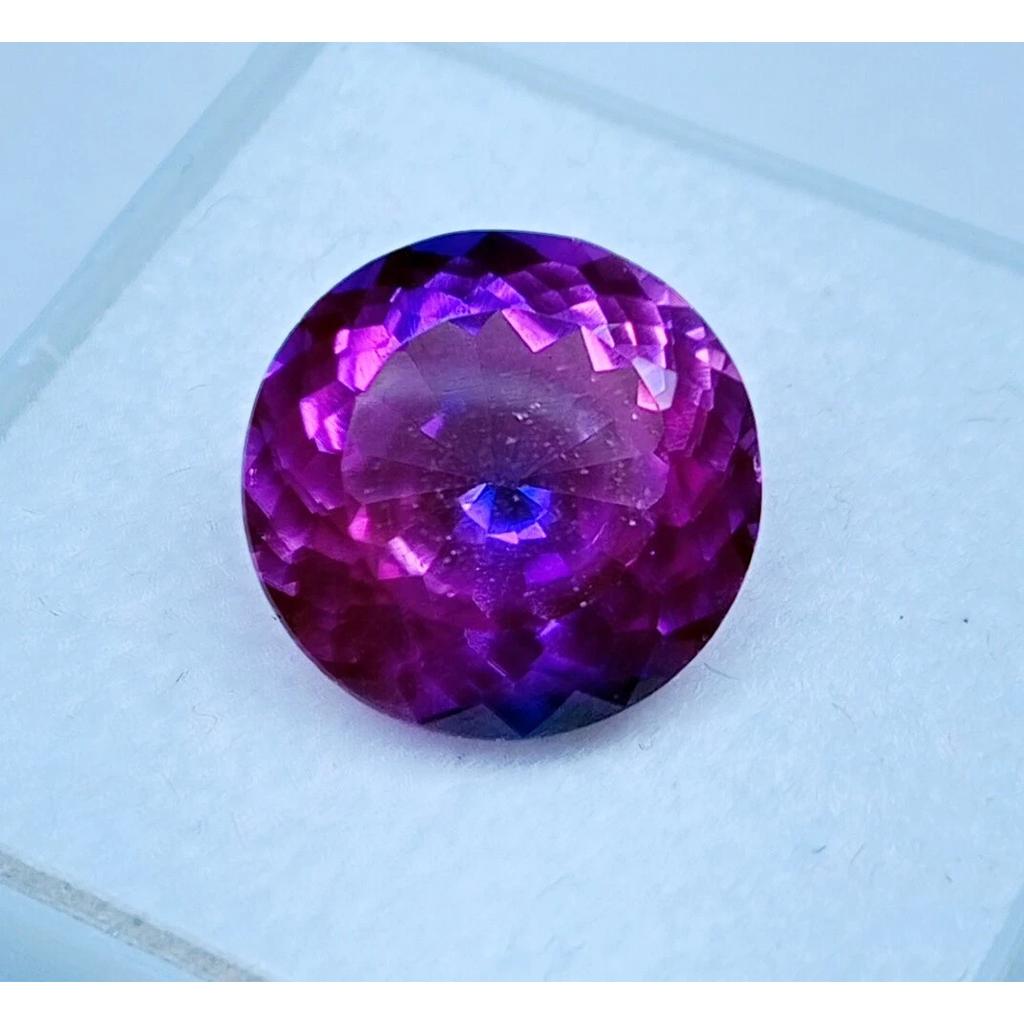 Natural Purple Pink Montana Sapphire Round Cut 8-10 Ct Fabulous Gemstone