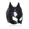 Sexy Masks Black Fetish Slave Latex Patent Leather Bdsm Bondage Restraints Sex Toys For Cat Women Masks Exotic Accessories
