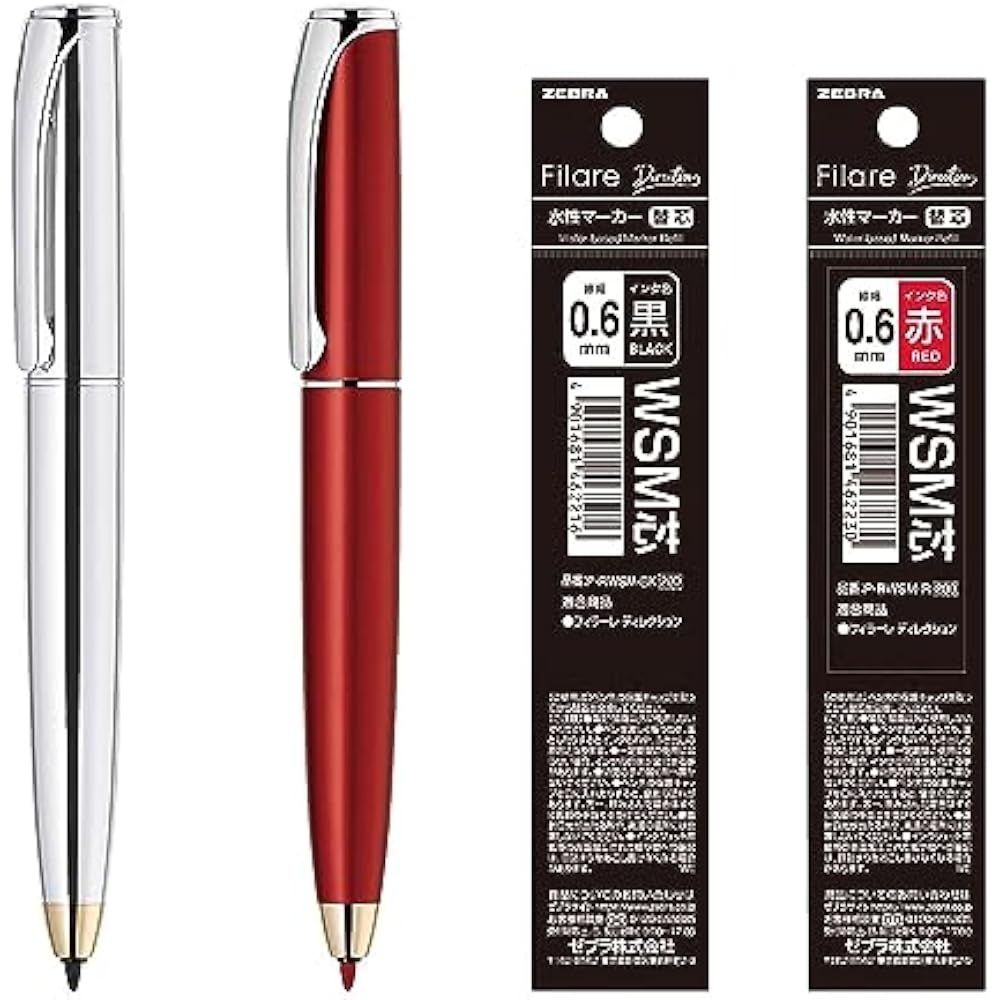 Zebra Water-based Pen Filler Redirection Main Unit & Refill Mix Set C P-WYSS68-SR2-INK-AZ