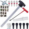 Quick Change Tire Valve Tool Kit,Tire Valve Stem Core Quickly Replacement Tool Kit,Perfect Tool For Replacing Leaky Valves In