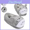 Pantuflas Peludas de Totoro Zapatos de Invierno Cálidos y Cómodos Para Niños y Mujeres