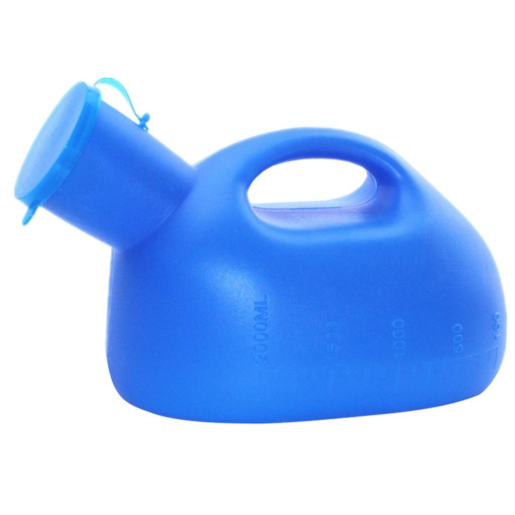 2000ml Thick Male Urinal With Lid outdoor Survival tools Portable Pee Bottle For Men Travel Camping Hospital Home Use