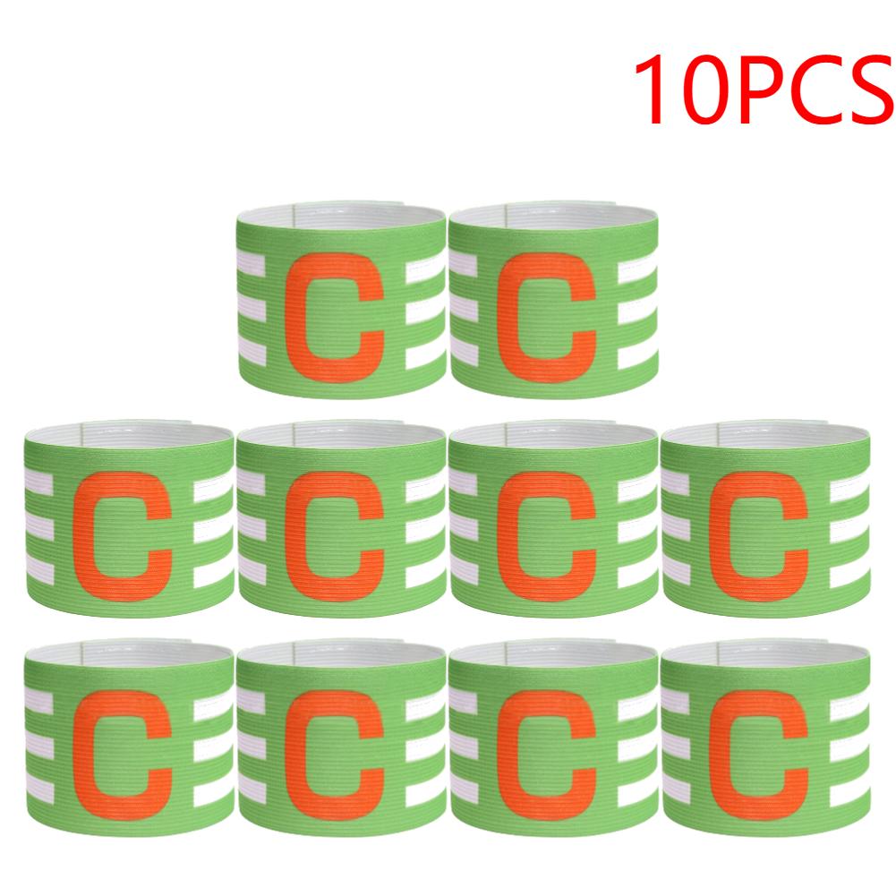 7-10pcs Football Captain Armband Soccer Arm Band Leader Competition Soccer Captain Group Armband Football Training For Kid Adult