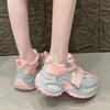 Fashion 7.5CM New 2025 Summer Women Platform Sneakers Thick Bottom Breathable Mesh Casual Chunky Shoes High Heel Sports Dad Shoes Woman
