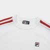 Fila Archive Striped Color Block Casual Long Sleeve Sweater Women Sweater Cloud-White F11W349405F-WT