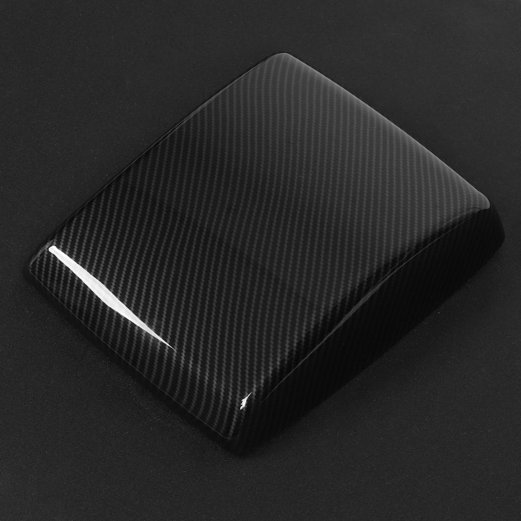 Center Console Armrest Box Cover Protector Carbon Fiber Style Replacement for Land Rover Discovery Sport L550 2020 Up