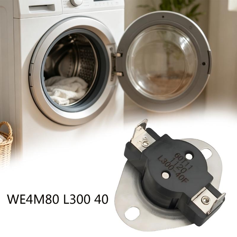 L300-40F Stainless Steel Thermostat for WE04X25194 WE4M80 312487 L290-40F WE4M424 WE04M0080 199B2141P004 Dryer