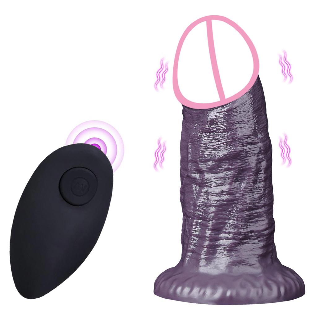 Siliconen Simulatie Penis Vibrator Voor Vrouwelijke Masturbatie