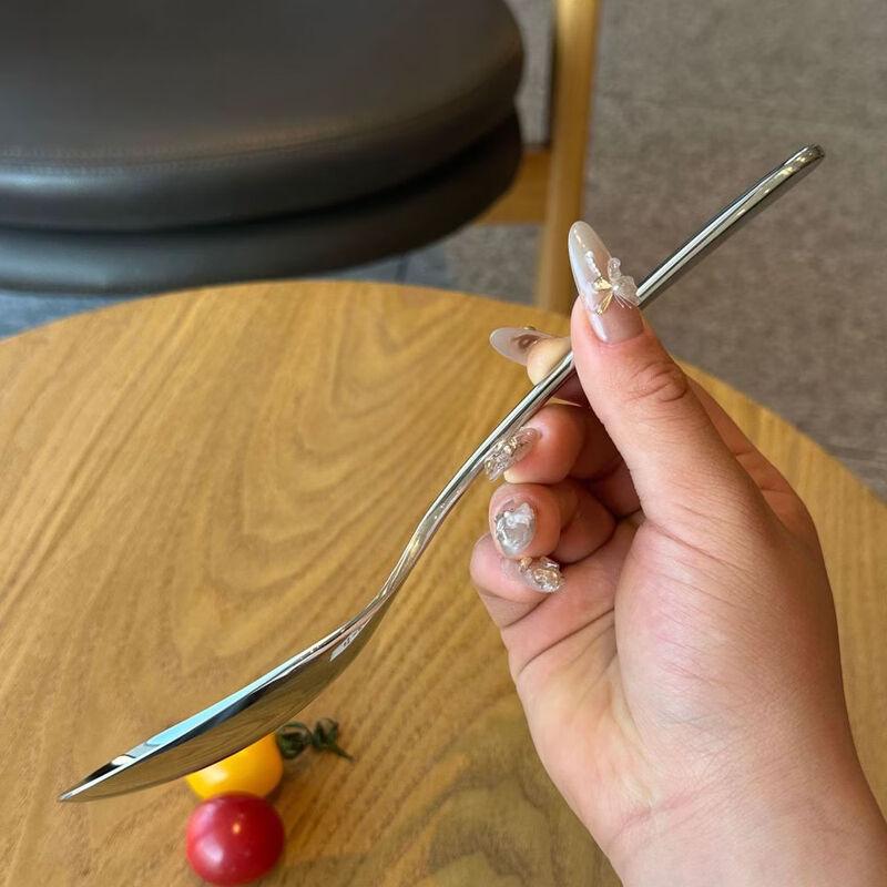 Ruhan Stainless Steel Long Handle Serving Spoons