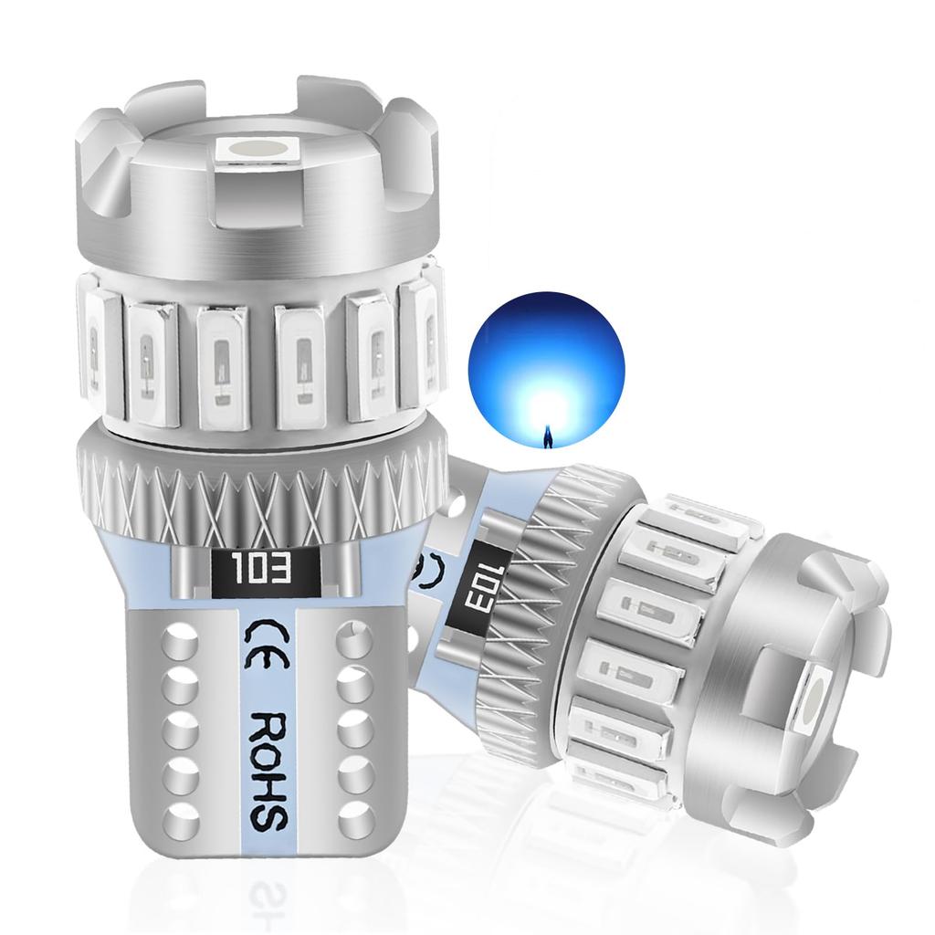 VICOIU T10 LED Blue Position Lamp, License Plate Light, Room Lamp, Explosive Light, Built-in