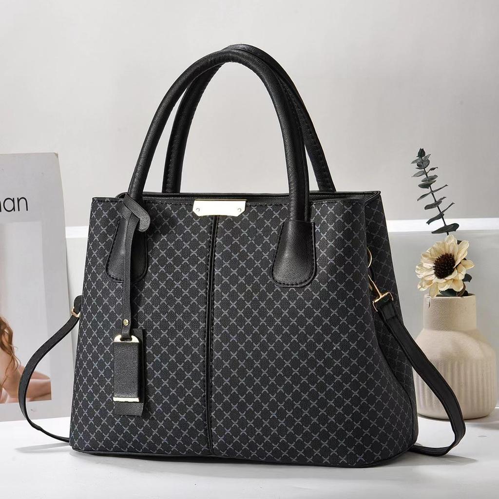Damen Mode Handtasche mit Litschi-Muster - Europäischer & Amerikanischer Stil Umhängetasche/Schultertasche 2025