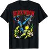 Marvel Black Widow Comic Pattern  SpiderUnisex Logo TShirt High Quality Combed Cotton Streetwear Casual Loose Fit Tee