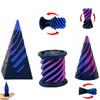 Kids 3D Printed Spiral Cone Fidgeting Toy Impossible Pyramid Passthrough Sculpture Antistress Anxiety Relieving Game Adults Toys