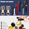 Manual Safety Can Opener Stainless Steel Can Knife Household Single-Handle Side Multi-Functional Can Opener