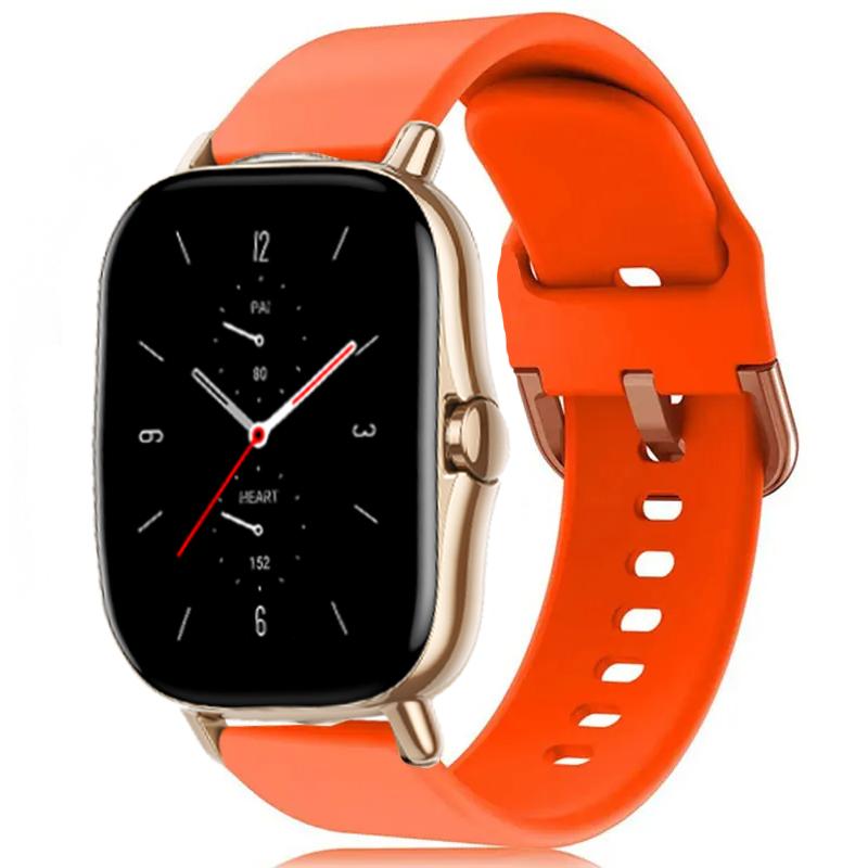 Sport strap For Amazfit GTS-GTR-4-3-2-2e-Mini-Pro-stratos 2 3 Watchband Silicone Bracelet Correa Amazfit bip-U-S-3-pro 20mm 22mm