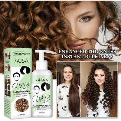 Conditioner Moisturizing Curly Elastin Styling Hair Moisturizing Curl Conditioner-Cream Hair- For Curls Hair Elastin Hair Curly, 50ml
