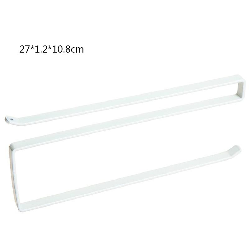 

Железный металл Кухонные держатели для рулонов бумаги Вешалки для туалетной бумаги в ванной Подвесные вешалки для полотенец Держатели для салфеток Кухонные принадлежности белый