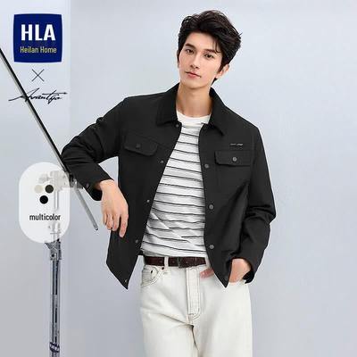 HLA Men's Casual Lapel Jacket