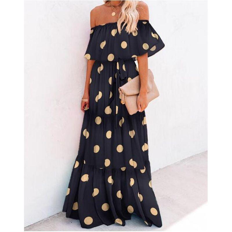 2023 Summer Ladies Tie-Dye Stitching Print Sexy Dress Dress