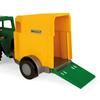 Farmer Tractor With Horse Trailer In A Box 35023
