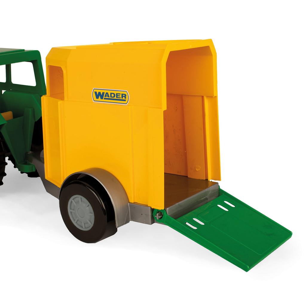 Farmer Tractor With Horse Trailer In A Box 35023
