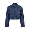 Vivienne WeStwood SS25 Damen S Cropped Marlene Jeansjacke 19010018 W0162 K406