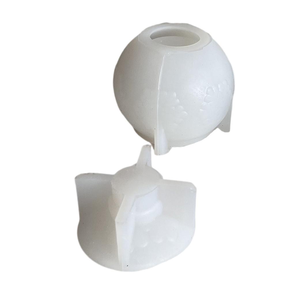 Vielseitige Schneekugel Silikonform Kreativer Silikon Kerzenhalter Charm Form Für Einzigartige Schneeflocken Kugel Projekte