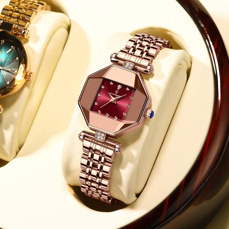 Top Brand New Waterproof Women's Watch Ultra-thin Quartz Diamond-encrusted Fashion Personalized Watch