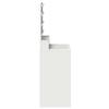 Makeup Table with Shelf White 50 x 41 x 135 cm Particleboard