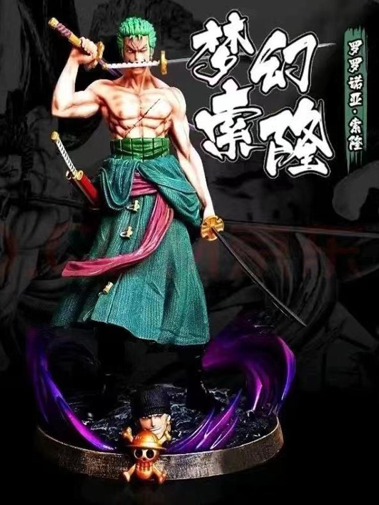 Anime One Piece Roronoa Zoro Figure Gk 20cm Pvc Action Figurine Collection Decor Doll Model Toys Gift