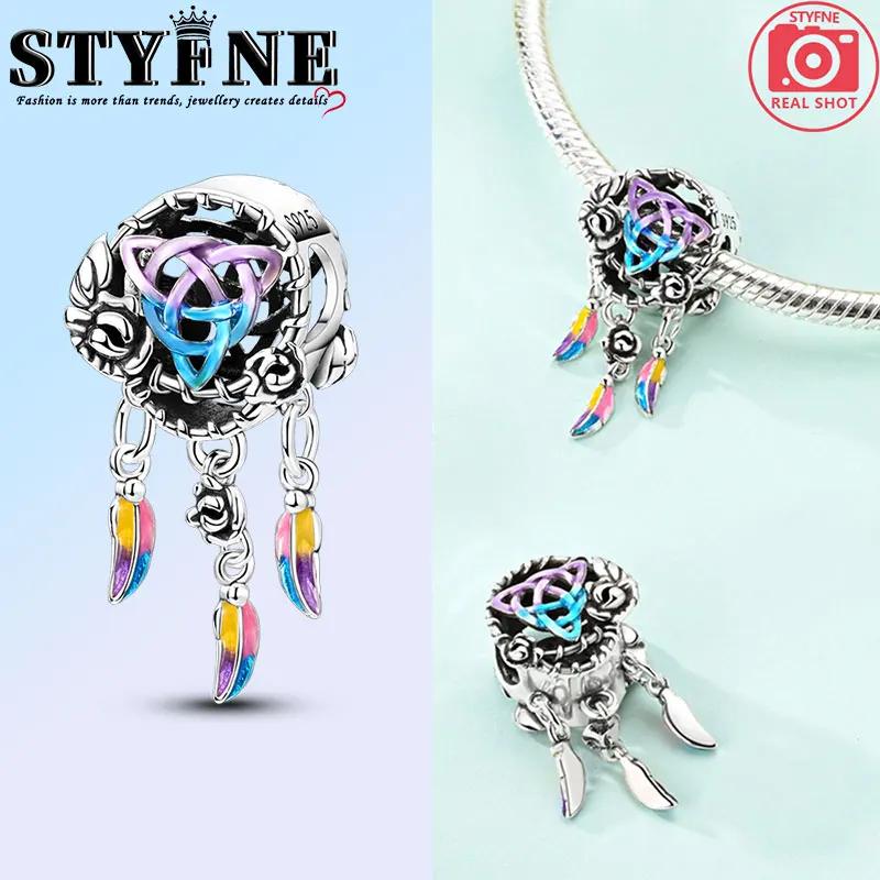 Copper Cat Safety Chain Animal Series Beads Butterfly Bracelet Charms Diy For Jewelry Making Birthday Gift