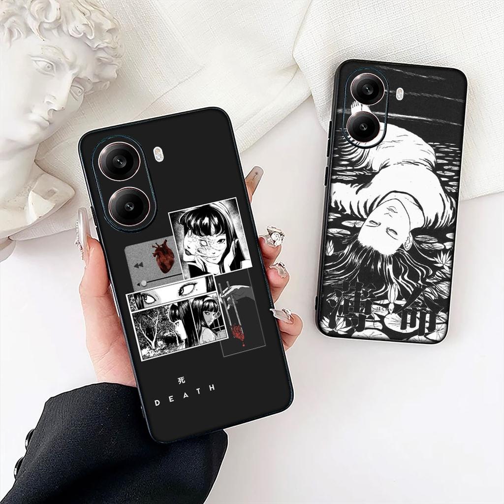 Junji Tomie Ito Collection Phone Case for Xiaomi Redmi 15C 15 A5 9A 9C NFC 9T Note 9 8 8T Protective Cover