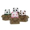 Cute Panda Baby Pvc Decor With Cardboard Box Theme For Home And Gift
