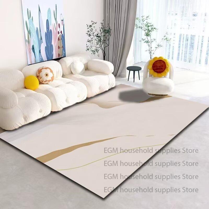 

Nordic Style Carpet Abstract Living Room Decoration Art Design Rugs Bedroom Simple Line Rug washable non-slip Floor Mat study 60x90cm