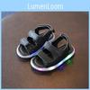Adorable Children Casual Flashing Light Sandals With Soft Bottom And Timeless Design