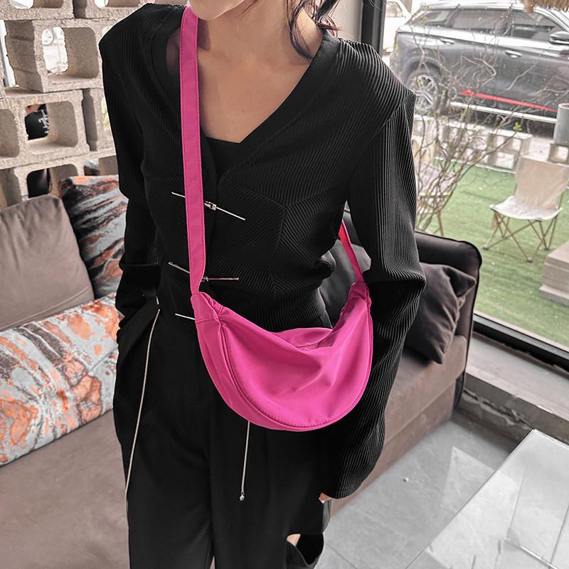 Stylish Nylon Small Shoulder Bag Chic Urban Design Underarm Bag For Women 2023