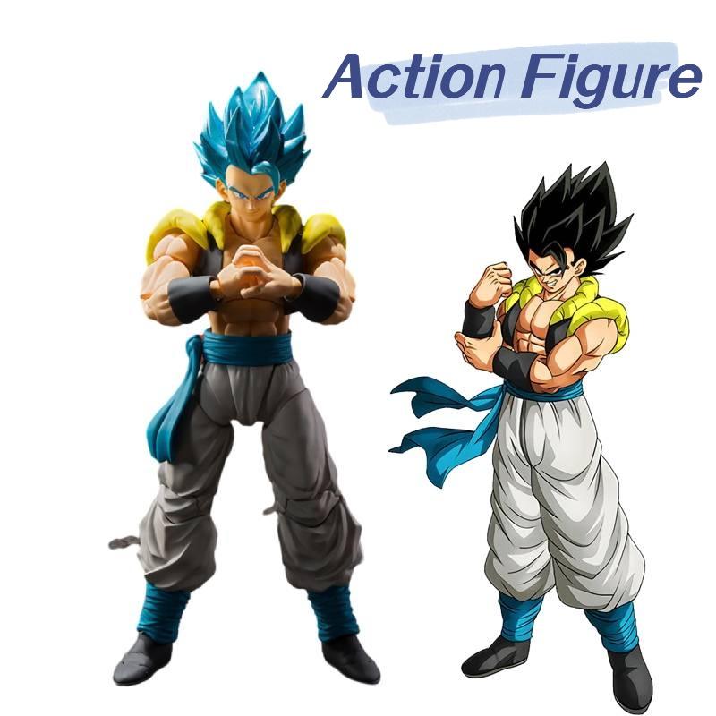 Super Saiyan Blue Goku Figur, bewegliche Gelenke, Sammlermodell, 16 cm, PVC, Dragon Ball Thema, handgefertigte Actionfigur