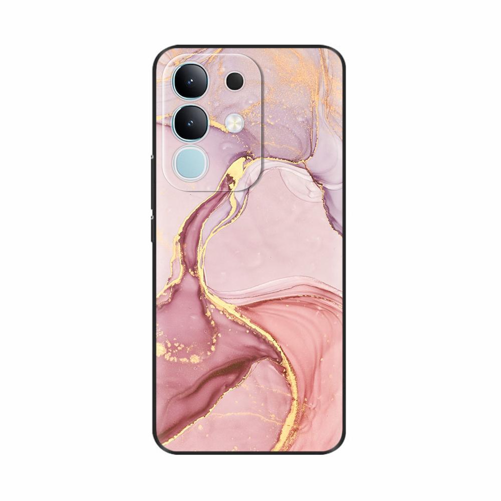 For Vivo Y29 4G Case Luxury Painted Back Cover Soft Silicone Phone Cases For Vivo Y29 4G Case Y 29 Shockproof Coque Bags Fundas