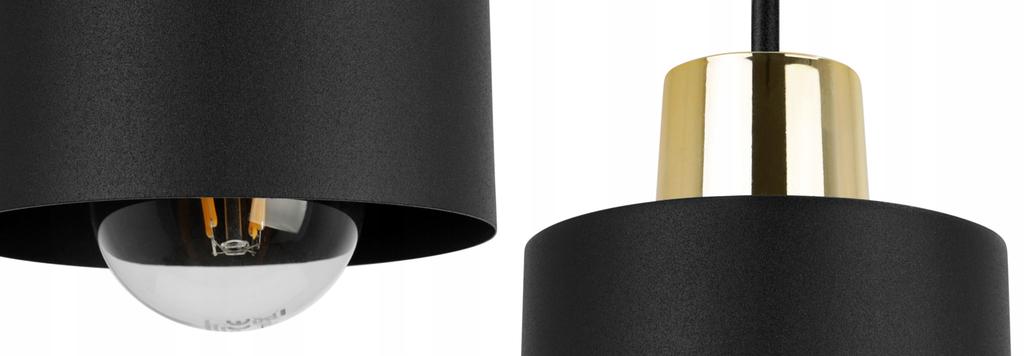 MODERN NIGHT TABLE LAMP BLACK LED LAMP